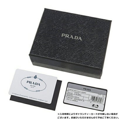 プラダ PRADA 二つ折り財布 サフィアーノメタルオロ ブルー レディース PRADA 1ML018 QWA F0076 2022SS （ブルー）｜詳細画像