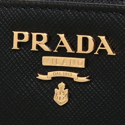 プラダ PRADA 財布 二つ折り財布 サフィアーノ ブラック レディース PRADA 1ML018 QWA F0002 （ブラック）｜詳細画像