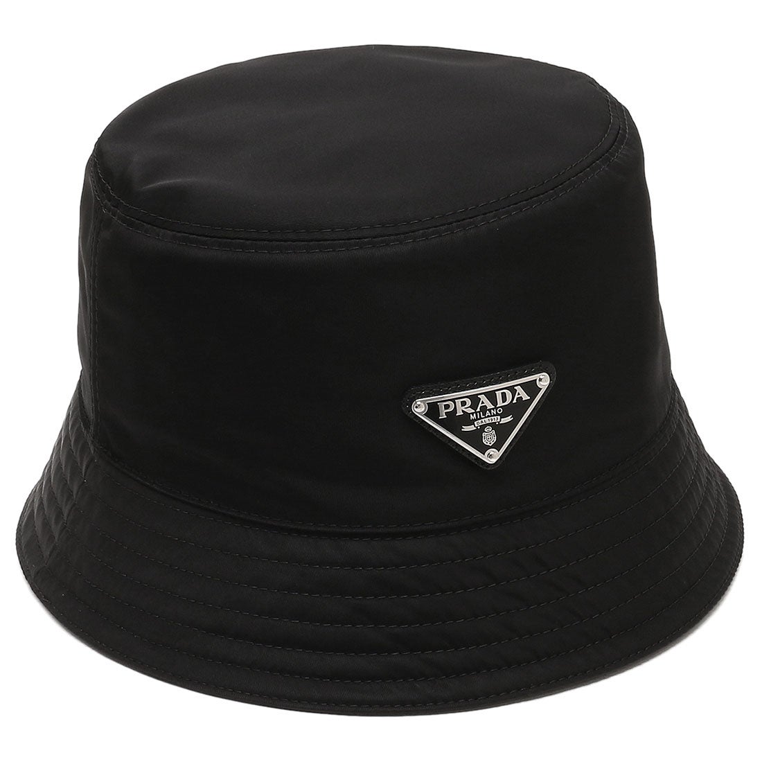 プラダ PRADA 帽子 リナイロン バケットハット バケハ ブラック メンズ