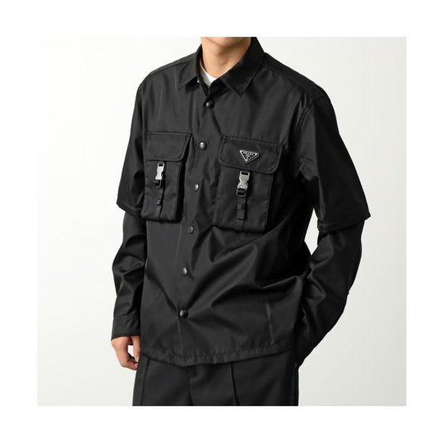 シャツジャケット SC548 1WQ8 Re－Nylon （F0002/NERO-ブラック）