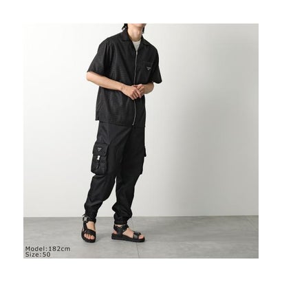 プラダ PRADA PRADA パンツ SPH130 1WQ8 Re－Nylon （F0002/NERO-ブラック）｜詳細画像