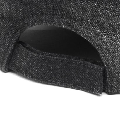 プラダ PRADA キャップ 帽子 デニム トライアングルロゴ ブラック メンズ レディース PRADA 2HC274 12K8 F0557 （ブラック）｜詳細画像
