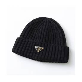 プラダ PRADA PRADA ニット帽 1HC390 2DZL トライアングルロゴ