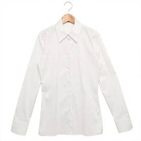ワイシャツ ポプリンストレッチシャツ ホワイト レディース P442G 12VC 231 F0009 （ホワイト）