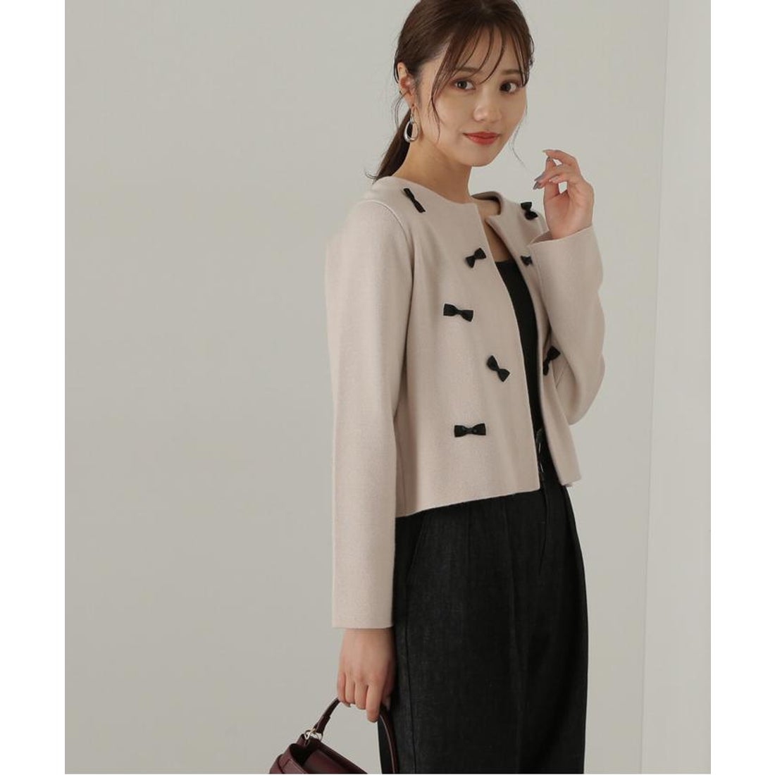 プロポーションボディドレッシング PROPORTION BODY DRESSING リボン 
