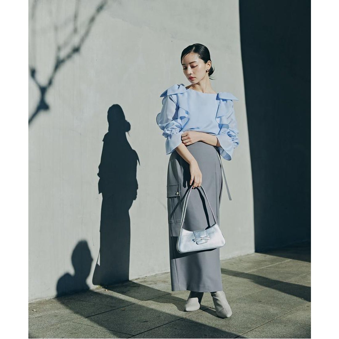 プロポーションボディドレッシング PROPORTION BODY DRESSING リボン 