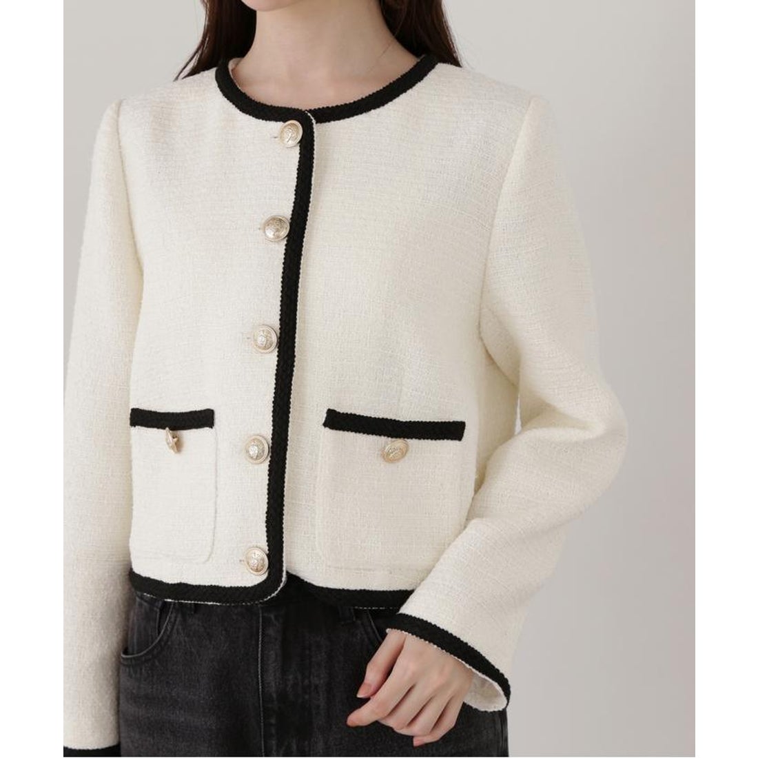 プロポーションボディドレッシング PROPORTION BODY DRESSING ツイード 