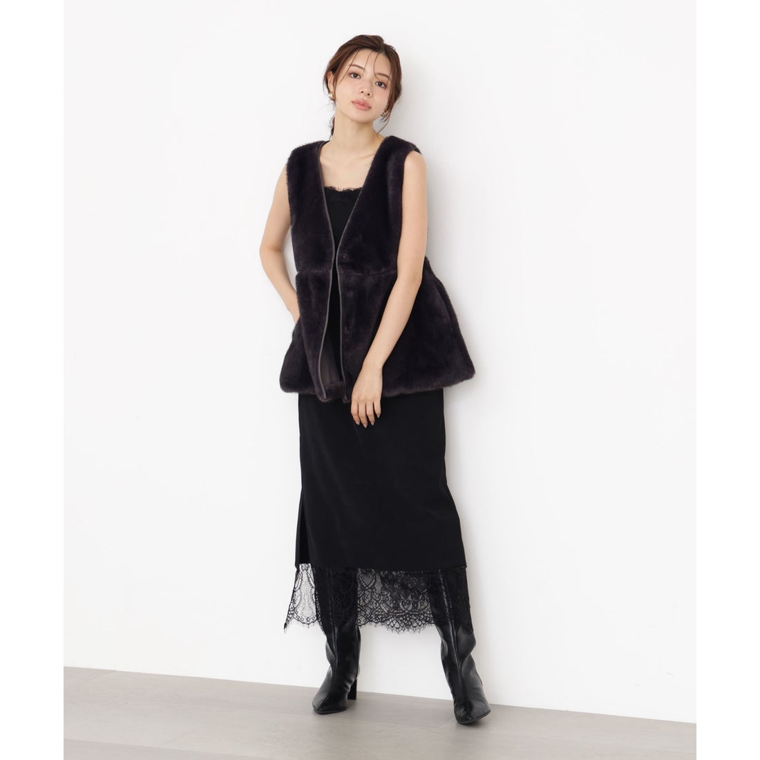プロポーションボディドレッシング PROPORTION BODY DRESSING レース