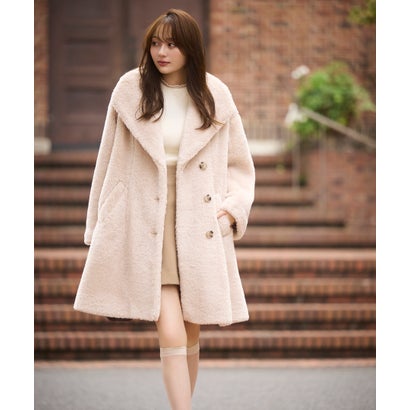 プロポーションボディドレッシング PROPORTION BODY DRESSING ボアミドルコート （エクリュ1）｜詳細画像