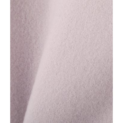 フェイクファー付きワイドカラーショートコート （ピンクグレージュ）｜詳細画像
