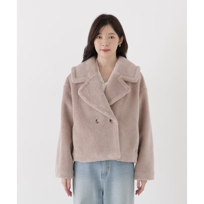 プロポーションボディドレッシング PROPORTION BODY DRESSING ボアブルゾン （モカ1）｜詳細画像
