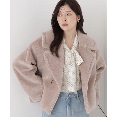 プロポーションボディドレッシング PROPORTION BODY DRESSING ボアブルゾン （モカ1）｜詳細画像