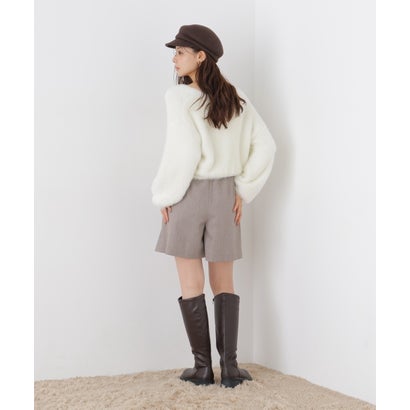 プロポーションボディドレッシング PROPORTION BODY DRESSING キラ釦フェザーカーディガン （エクリュ1）｜詳細画像