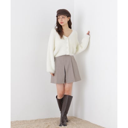 プロポーションボディドレッシング PROPORTION BODY DRESSING キラ釦フェザーカーディガン （モカ1）｜詳細画像