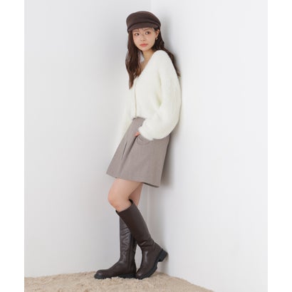 プロポーションボディドレッシング PROPORTION BODY DRESSING ボックスタックミニスカパン （モカ1）｜詳細画像
