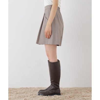 プロポーションボディドレッシング PROPORTION BODY DRESSING ボックスタックミニスカパン （チャコール2）｜詳細画像