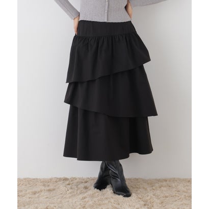 プロポーションボディドレッシング PROPORTION BODY DRESSING タフタティアードスカート （エクリュ1）｜詳細画像