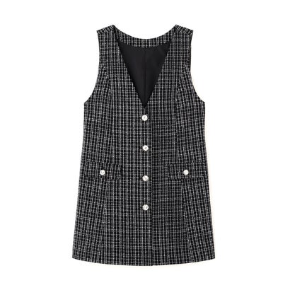 プロポーションボディドレッシング PROPORTION BODY DRESSING ツイードミニワンピース （ホワイト）｜詳細画像