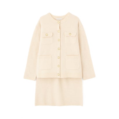 プロポーションボディドレッシング PROPORTION BODY DRESSING ＜a/mie＞4ポケットニットジャケット SET UP （チャコール2）｜詳細画像