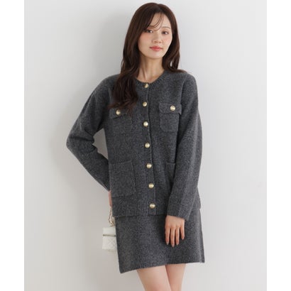 プロポーションボディドレッシング PROPORTION BODY DRESSING ＜a/mie＞4ポケットニットジャケット SET UP （アイボリー2）｜詳細画像