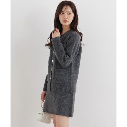 プロポーションボディドレッシング PROPORTION BODY DRESSING ＜a/mie＞4ポケットニットジャケット SET UP （アイボリー2）｜詳細画像