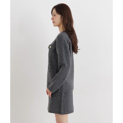プロポーションボディドレッシング PROPORTION BODY DRESSING ＜a/mie＞4ポケットニットジャケット SET UP （アイボリー2）｜詳細画像