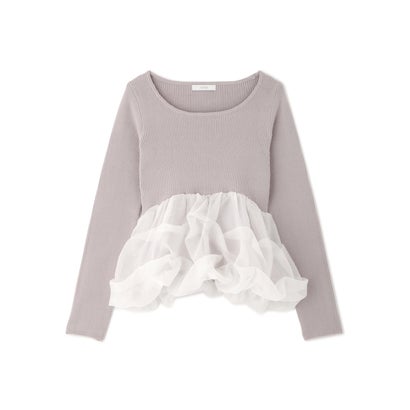 プロポーションボディドレッシング PROPORTION BODY DRESSING ＜a/mie＞タックバルーンリブニット （ブラック）｜詳細画像