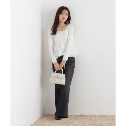 プロポーションボディドレッシング PROPORTION BODY DRESSING ＜a/mie＞タックバルーンリブニット （エクリュ1）｜詳細画像