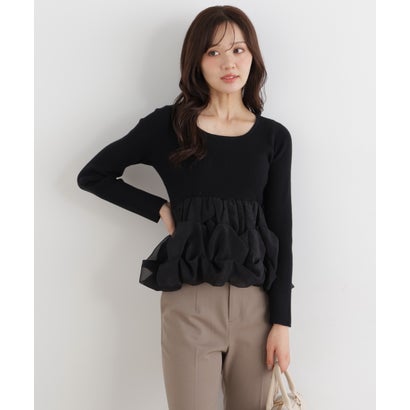 プロポーションボディドレッシング PROPORTION BODY DRESSING ＜a/mie＞タックバルーンリブニット （エクリュ1）｜詳細画像