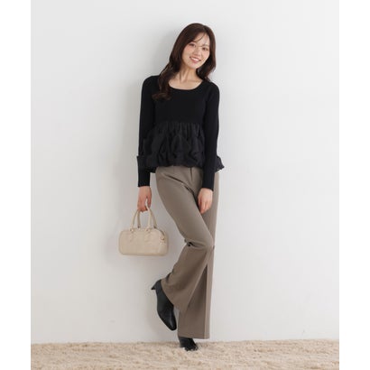 プロポーションボディドレッシング PROPORTION BODY DRESSING ＜a/mie＞タックバルーンリブニット （エクリュ1）｜詳細画像