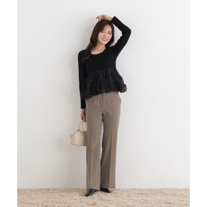 プロポーションボディドレッシング PROPORTION BODY DRESSING ＜a/mie＞タックバルーンリブニット （エクリュ1）｜詳細画像