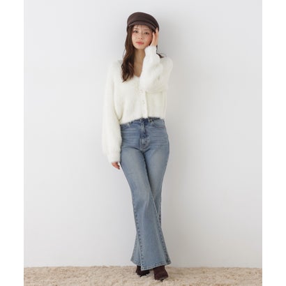 ＜a/mie＞フレアーデニムパンツ 26AW （インディゴ）｜詳細画像