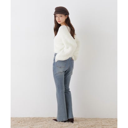＜a/mie＞フレアーデニムパンツ 26AW （インディゴ）｜詳細画像