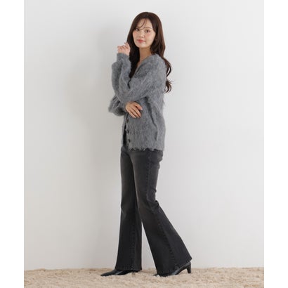 ＜a/mie＞フレアーデニムパンツ 26AW （インディゴ）｜詳細画像