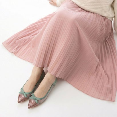 ELLA glitter cap-toe tulle / エラ グリッター キャップトゥ チュール バレエシューズ （PINK-LIZA-VICTOR）｜詳細画像