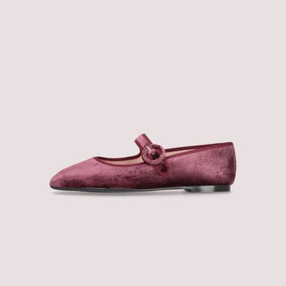 プリティ・バレリーナ Pretty Ballerinas CAMILLE mary jane velvet / カミーユ メリージェーン ベルベット バレエシューズ （ENEA-ENEA）｜詳細画像