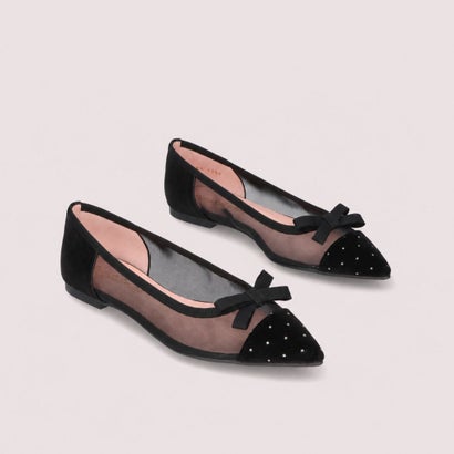 ELLA gemini cap-toe tulle / エラ ジェミニ キャップトゥ チュール ポインテッドシューズ （GEMINI-NEGRO）｜詳細画像