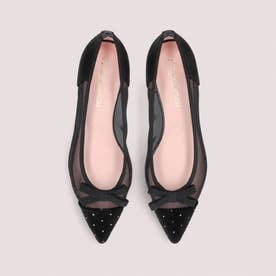 ELLA gemini cap-toe tulle / エラ ジェミニ キャップトゥ チュール ポインテッドシューズ （GEMINI-NEGRO）