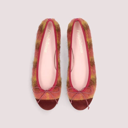 プリティ・バレリーナ Pretty Ballerinas NICOLE cap-toe / ニコル キャップトゥ バレエシューズ （VINE-ROSE）｜詳細画像