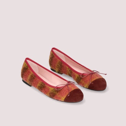 プリティ・バレリーナ Pretty Ballerinas NICOLE cap-toe / ニコル キャップトゥ バレエシューズ （VINE-ROSE）｜詳細画像
