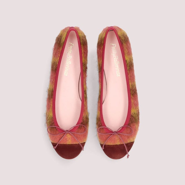 NICOLE cap-toe / ニコル キャップトゥ バレエシューズ （VINE-ROSE）