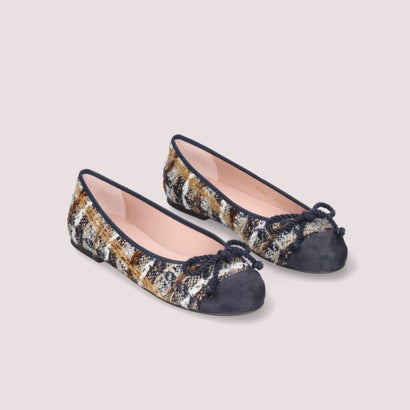 プリティ・バレリーナ Pretty Ballerinas ROSARIO cap-toe / ロザリオ キャップトゥ バレエシューズ （NAVY_BLUE-MAR）｜詳細画像