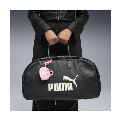 ユニセックス プーマ 1976 グリップバッグ キーチェーン 0.2L PUMA 1976 Grip Bag Keychain （PUMA Black-Archive Gold）｜詳細画像