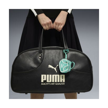 ユニセックス プーマ 1976 グリップバッグ キーチェーン 0.2L PUMA 1976 Grip Bag Keychain （PUMA Black-Archive Gold）｜詳細画像