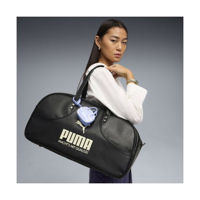 ユニセックス プーマ 1976 グリップバッグ キーチェーン 0.2L PUMA 1976 Grip Bag Keychain （PUMA Black-Archive Gold）｜詳細画像