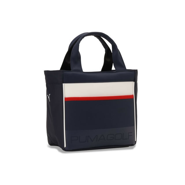 ユニセックス ゴルフ ベーシックロゴ ラウンド トートバッグ 6L BASIC LOGO ROUND TOTE BAG （New Navy-White）
