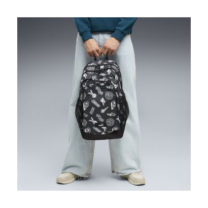 ユニセックス プーマ アカデミー AOP バックパック 29L PUMA ACADEMY AOP Backpack （Emerald Ice-Mid 90's AOP）｜詳細画像