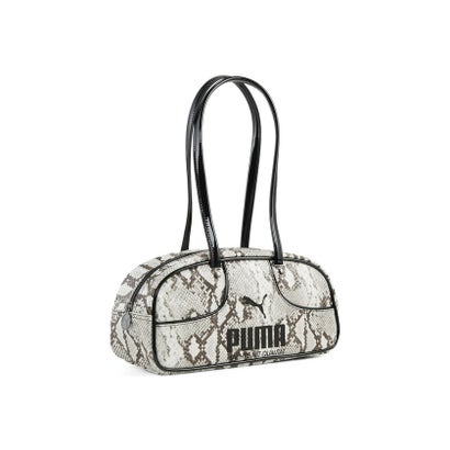 ユニセックス プーマ 1976 スネークスキン フルート グリップ バッグ 4L PUMA 1976 SNAKESKIN Flute （PUMA White-PUMA Black）｜詳細画像