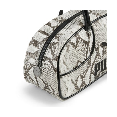 ユニセックス プーマ 1976 スネークスキン フルート グリップ バッグ 4L PUMA 1976 SNAKESKIN Flute （PUMA White-PUMA Black）｜詳細画像