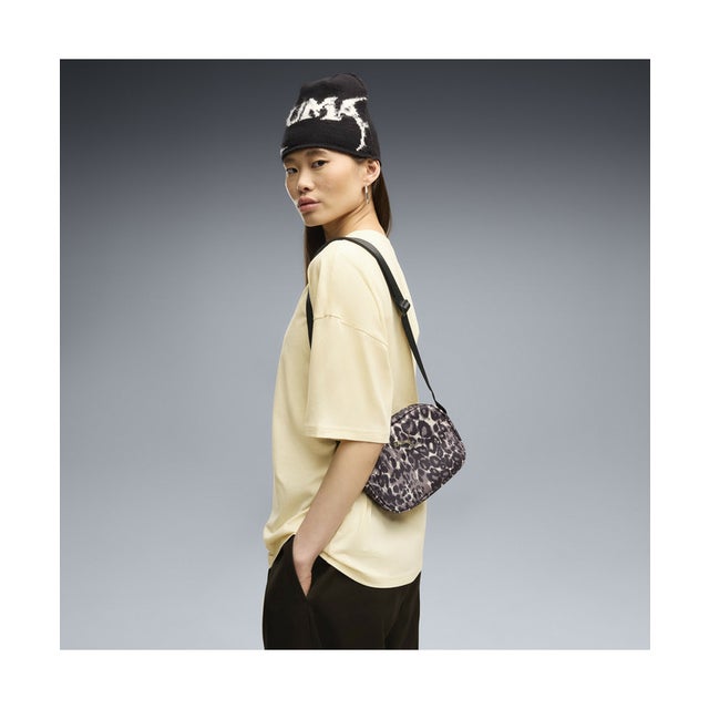 ウィメンズポップ クロスボディ バッグ 1L POP Crossbody Bag （Black-Leopard AOP）